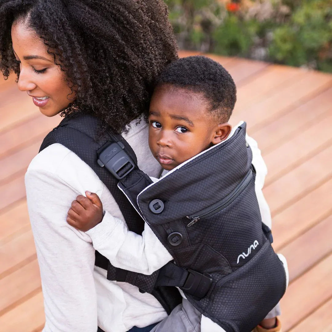 Nuna® Baby Carrier Cudl™ Clik Front and Back Caviar | Evitas