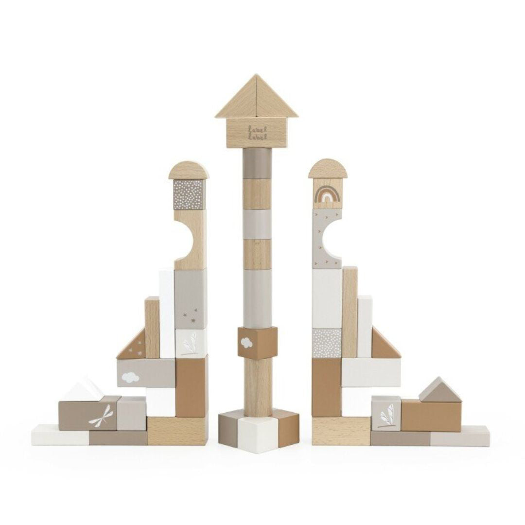 Label Label® Lesene kocke Nougat 50 kos Label Label