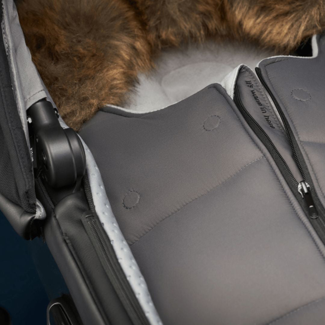 Anex® Zimska vreča za voziček WOM 0+ Dark grey Anex