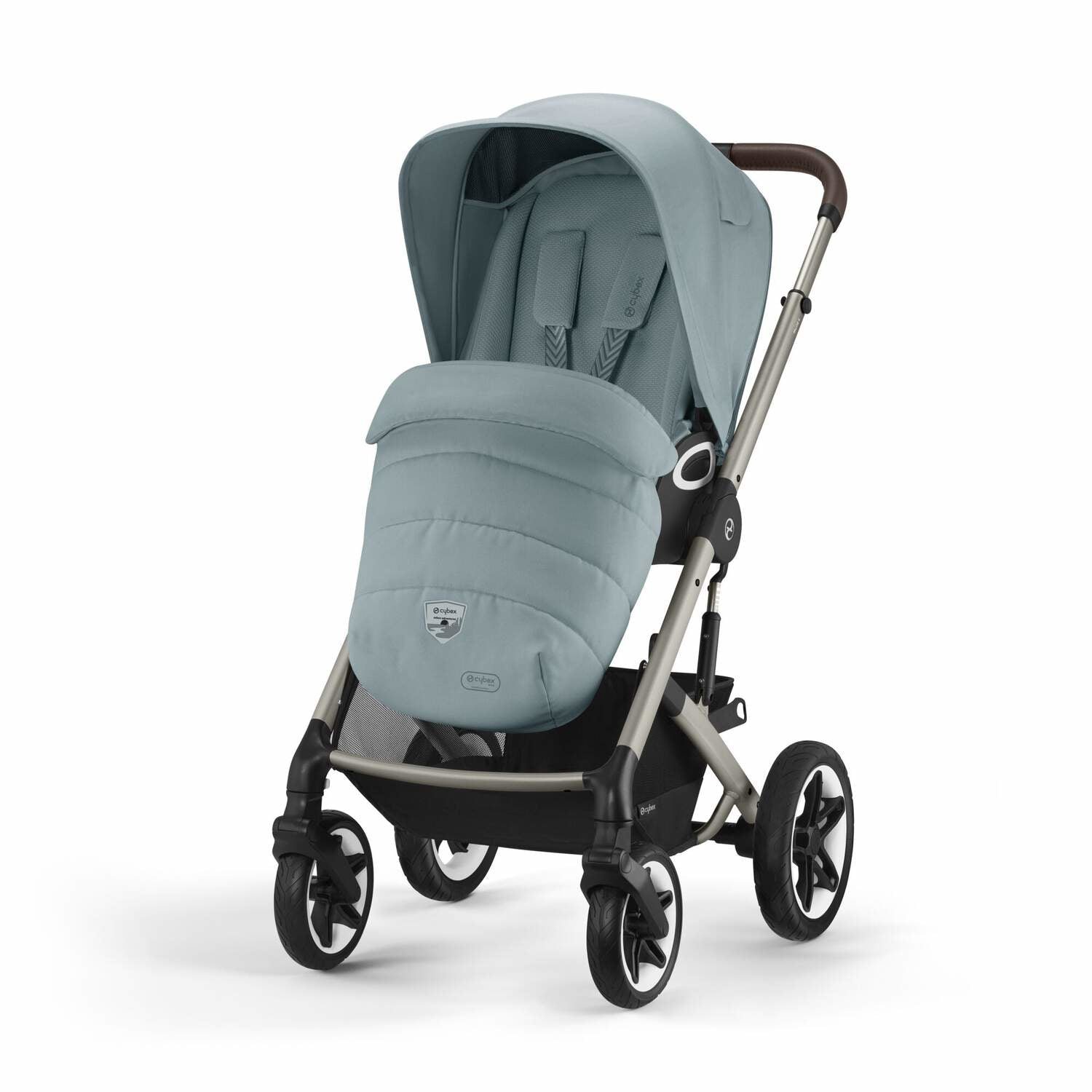 Cybex® Otroški voziček Talos S LUX (0-22 kg) Stormy Blue (Taupe Frame) Cybex