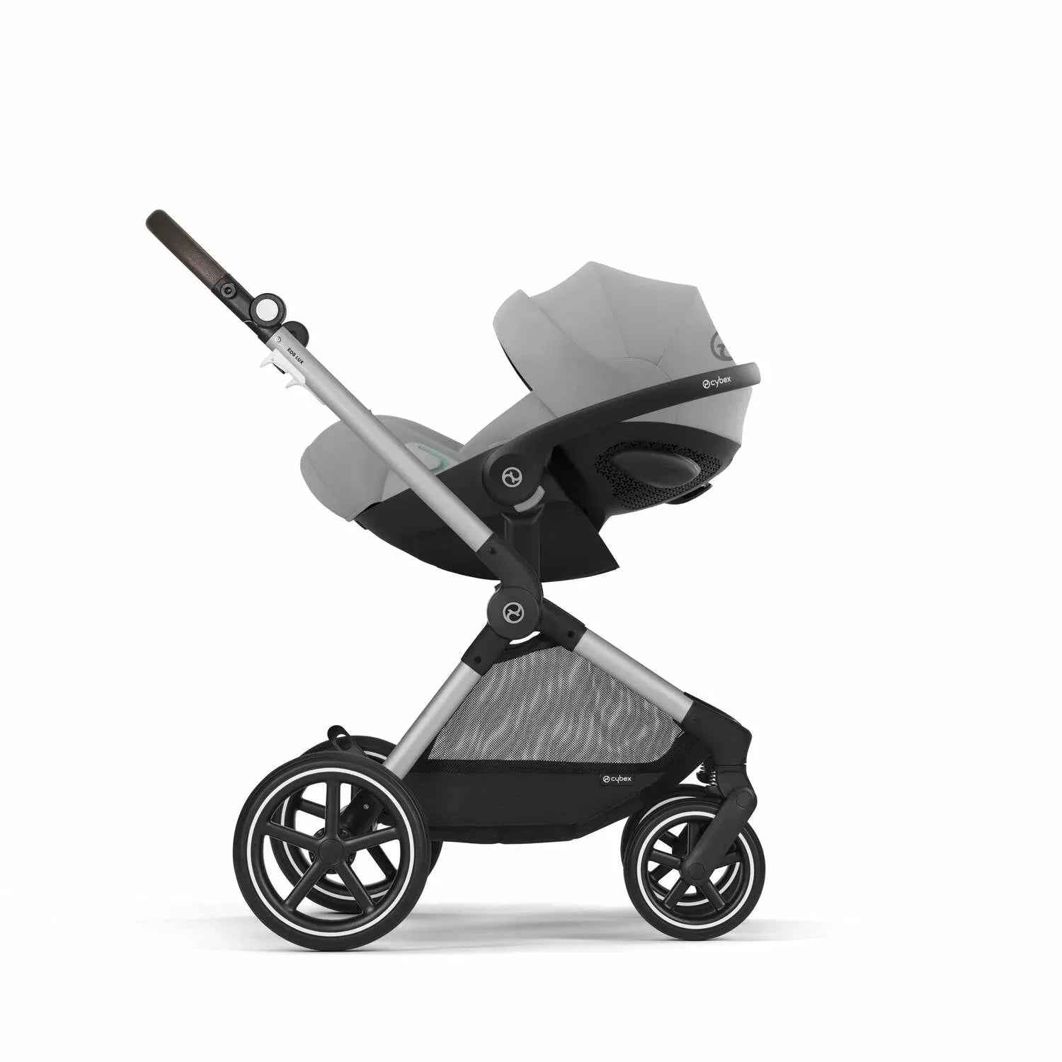 Cybex Baby Stroller 2in1 Eos Lux Stone Grey (Silver Frame)