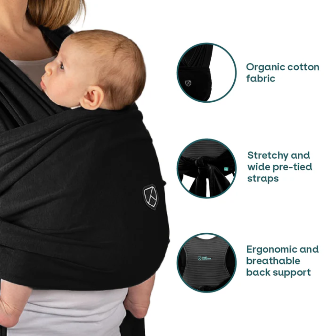 Koala Babycare® Trak za nošenje Band 2 Full Black Koala Babycare