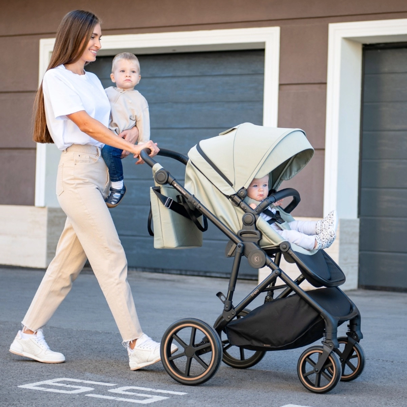 KikkaBoo® Otroški voziček s košaro 2v1 Thea Grey KikkaBoo