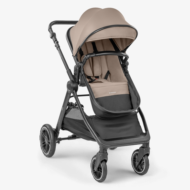 KikkaBoo® Otroški voziček s košaro 3v1 Ava Beige KikkaBoo