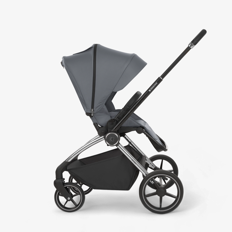 KikkaBoo® Otroški voziček s košaro 2v1 Kara Grey KikkaBoo