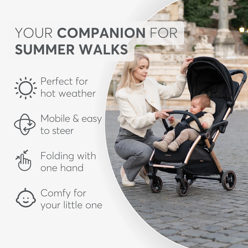 KikkaBoo® Otroški voziček Eden Grey KikkaBoo