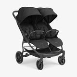 KikkaBoo® Poussette pour jumeaux Happy 2 Black