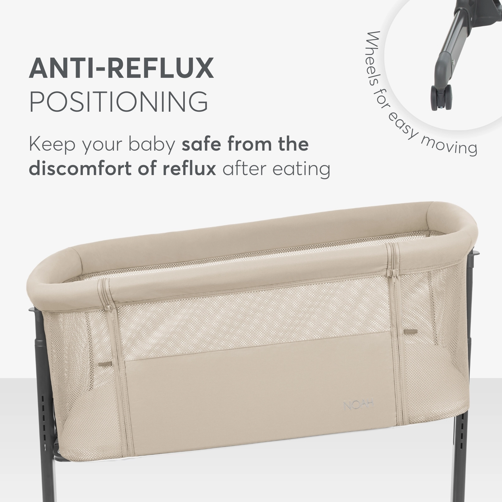 KikkaBoo® Obposteljna posteljica Noah Beige 2025 KikkaBoo