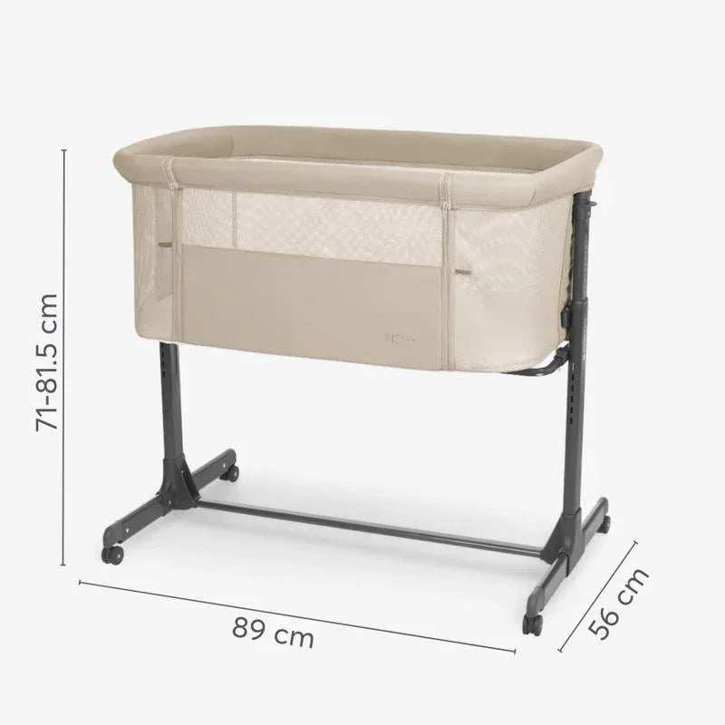 KikkaBoo® Bedside crib Noah Beige 2025 | Evitas