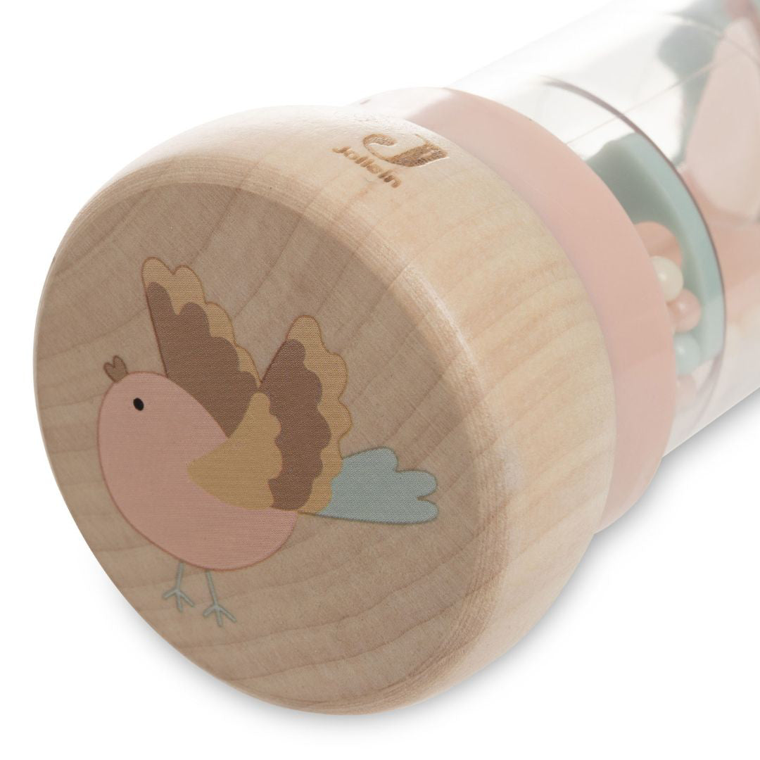 Jollein® Lesena ropotuljica Rain Lovely Birds Jollein