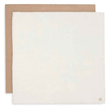 Jollein® Set di 2 fasce per neonati 115x115 Biscuit/Ivory