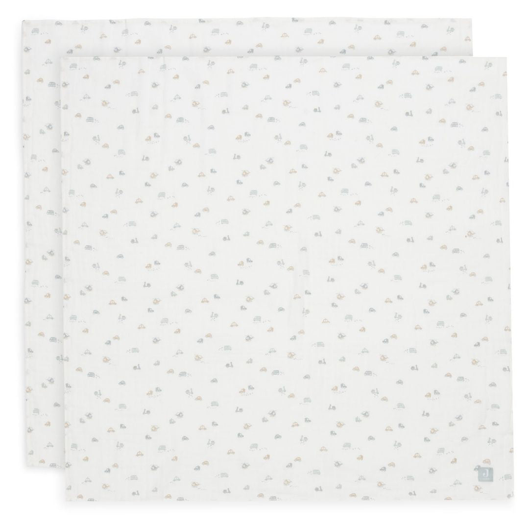 Jollein® Komplet 2 povijalnih pleničk On The Go 115x115 Jollein