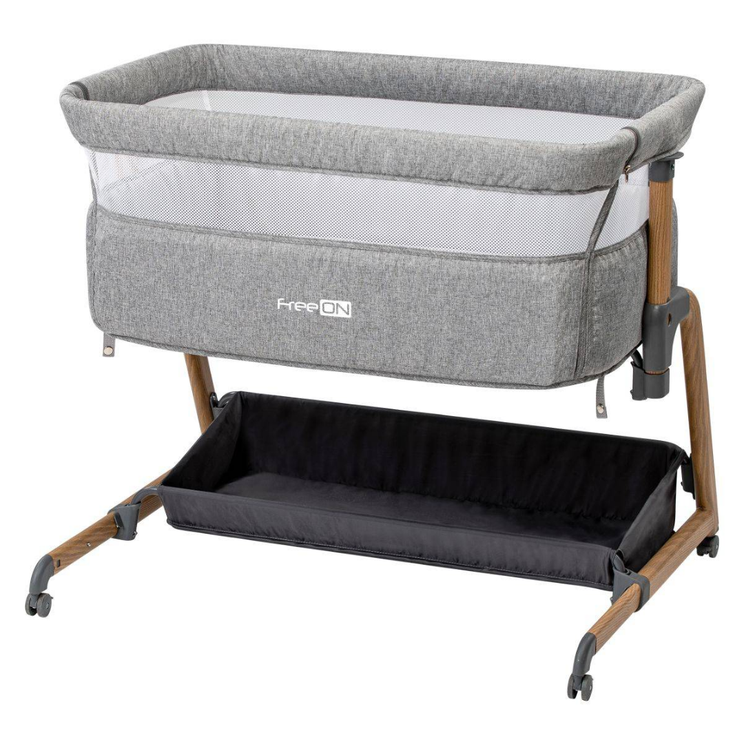 FreeON® Obposteljna posteljica Bliss s predalom grey FreeON