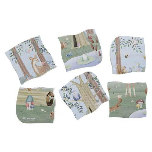 Little Dutch® Kopalna sestavljanka iz pene Forest Friends Little Dutch