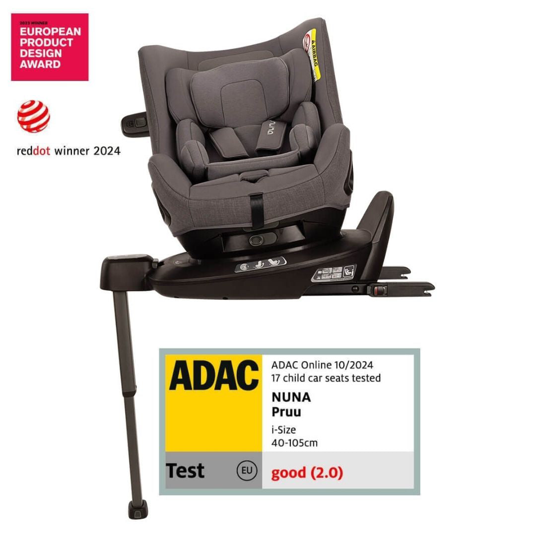 Nuna® Otroški avtosedež Pruu™ 360 i-Size (40-105 cm) Thunder Nuna