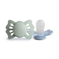 Frigg® Symetryczny smoczek silikonowy Lucky Sage/Powder Blue (0-6m)