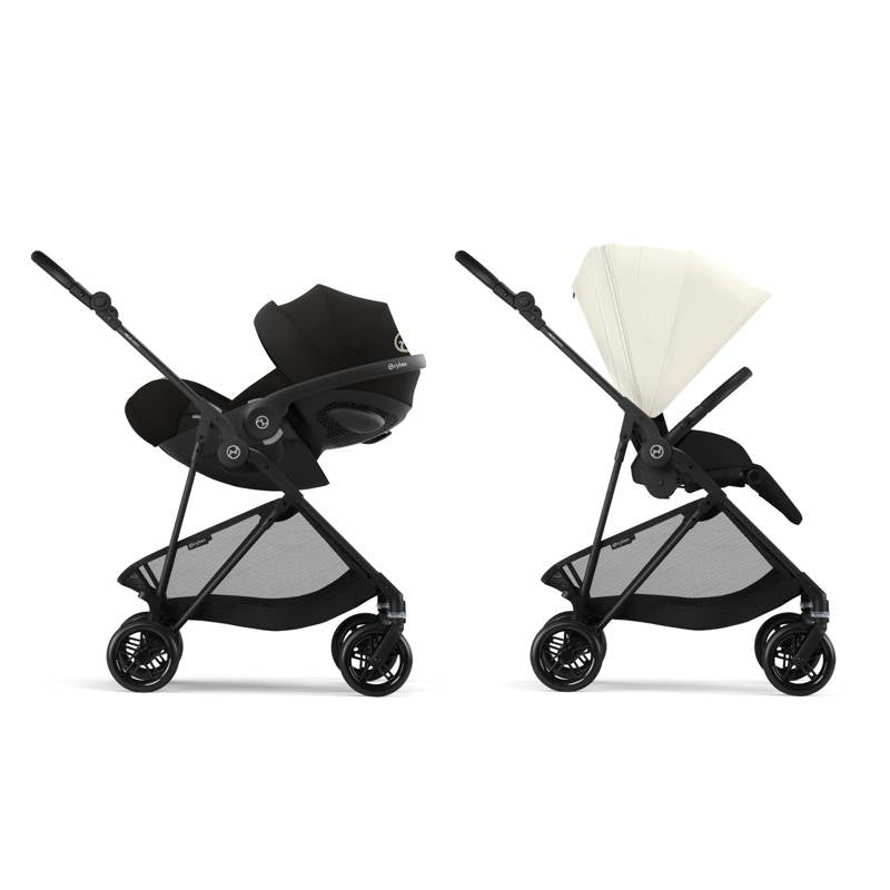 Cybex® Otroški voziček Melio™ Carbon (0-15 kg) Canvas White 2025 Cybex