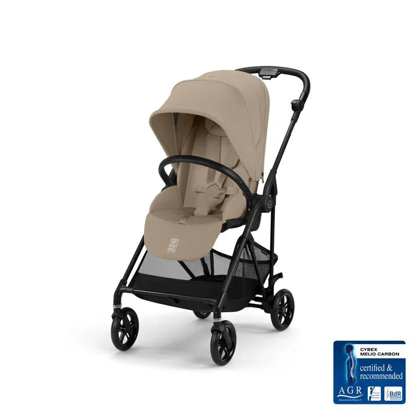 Cybex® Stroller Melio™ Carbon (0-15 kg) Almond Beige 2025 | Evitas