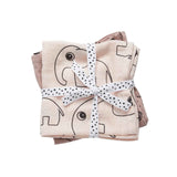 Done by Deer® Ensemble de langes d'emmaillotage Contour Powder 120x120