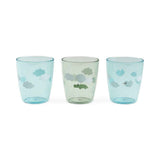 Done by Deer®  Set di bicchieri Yummy Happy Clouds Green