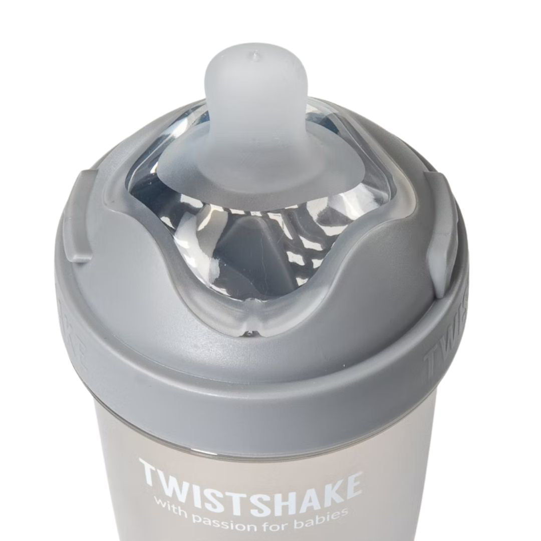 Twistshake® Steklenička PRO Double Anti-Colic 260ml Pastel Pastel Grey Twistshake