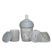 Twistshake® Steklenička PRO Double Anti-Colic 180ml Pastel Pastel Grey Twistshake