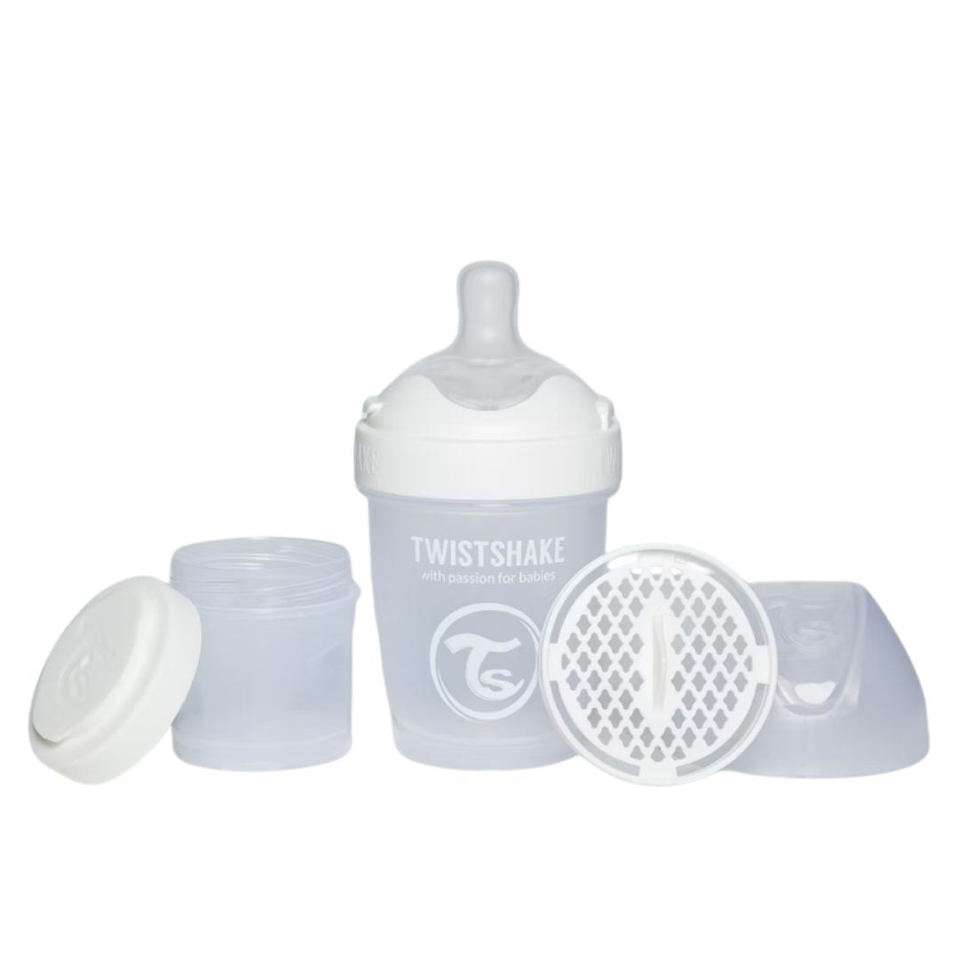 Twistshake® Steklenička PRO Double Anti-Colic 180ml White Twistshake