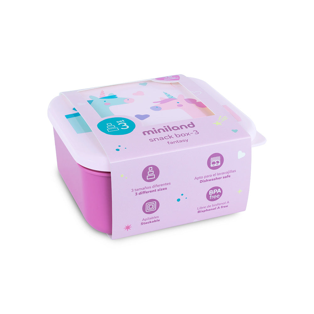 Miniland® Škatlice za prigrizke Fantasy Miniland