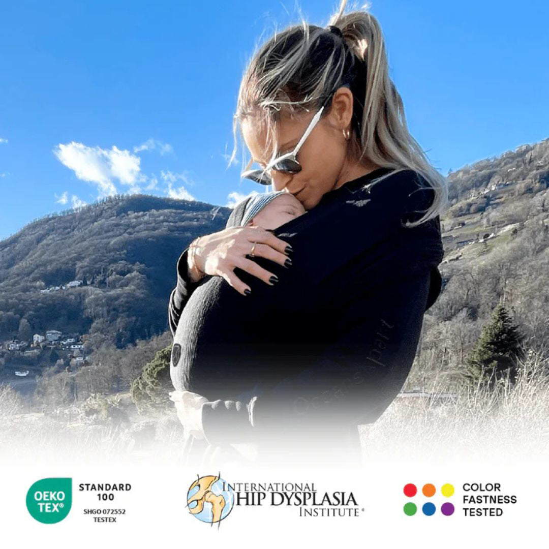 Koala Babycare® Trak za nošenje Cuddle Band Black Koala Babycare