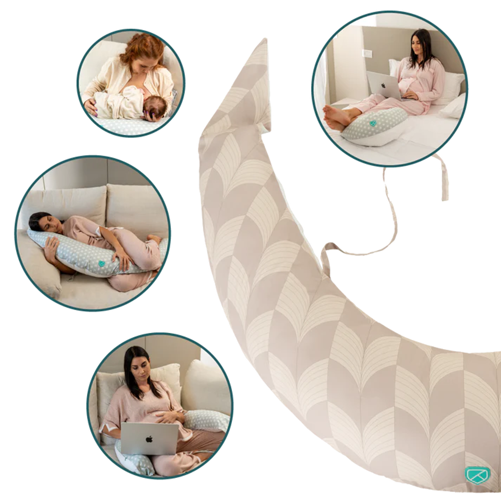 Koala Babycare® Blazina za nosečnice Hug Comfy Fan Beige Koala Babycare