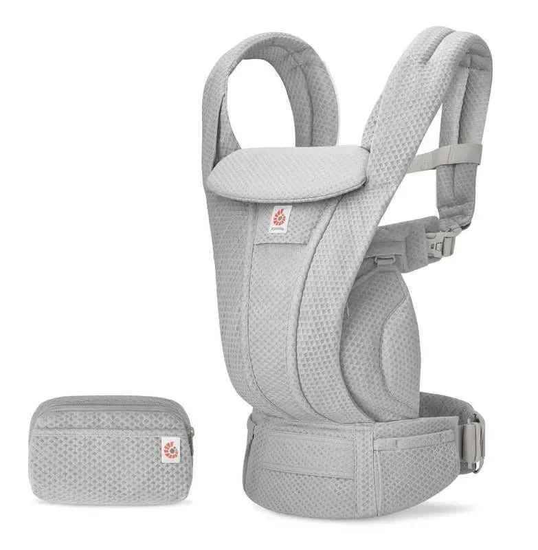 ergobaby OMNI 抱っこ紐 　PEARL GREY Ergobaby® Baby Carrier Omni Deluxe Mesh Pearl Grey – Evitas