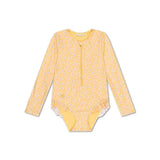 Swim Essentials®  Maillot de bain manches longues Yellow Flowers