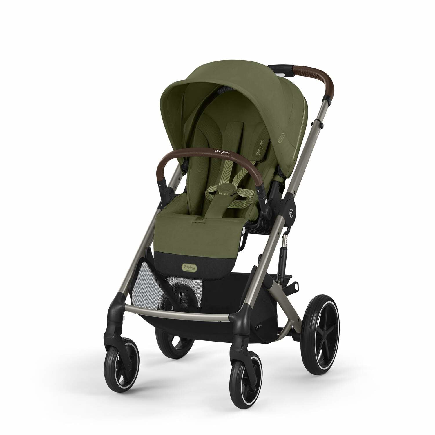 Cybex® Otroški voziček 3v1 Balios S Lux + Avtosedež Cloud G Moss Green Cybex