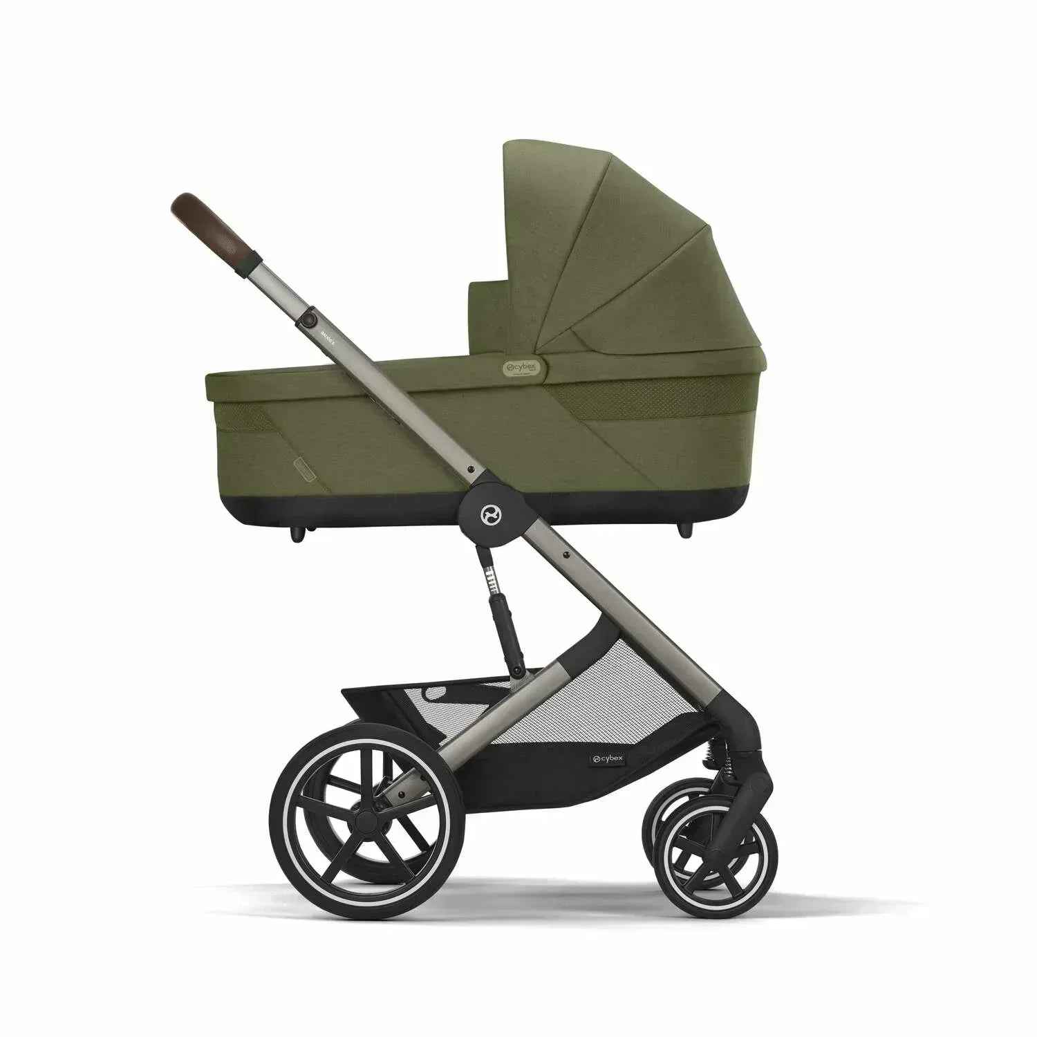 Cybex 3in1 Stroller Balios S Lux + Carry Cot + Cloud G3 Car Moss Green (+ Rain cover)