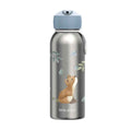 Little Dutch® Stainless Steel Kids Bottle Flip-Up Forest Friends 350ml