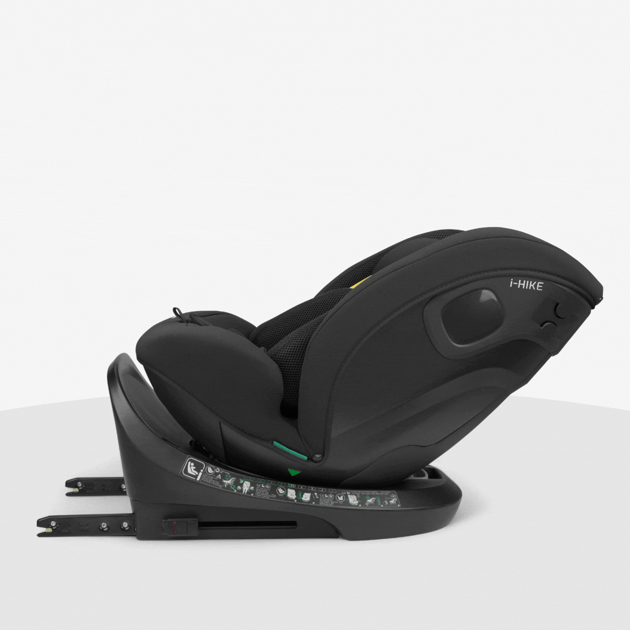 KikkaBoo® Otroški avtosedež 360° i-Hike i-SIZE (40-150 cm) Black 2025 KikkaBoo