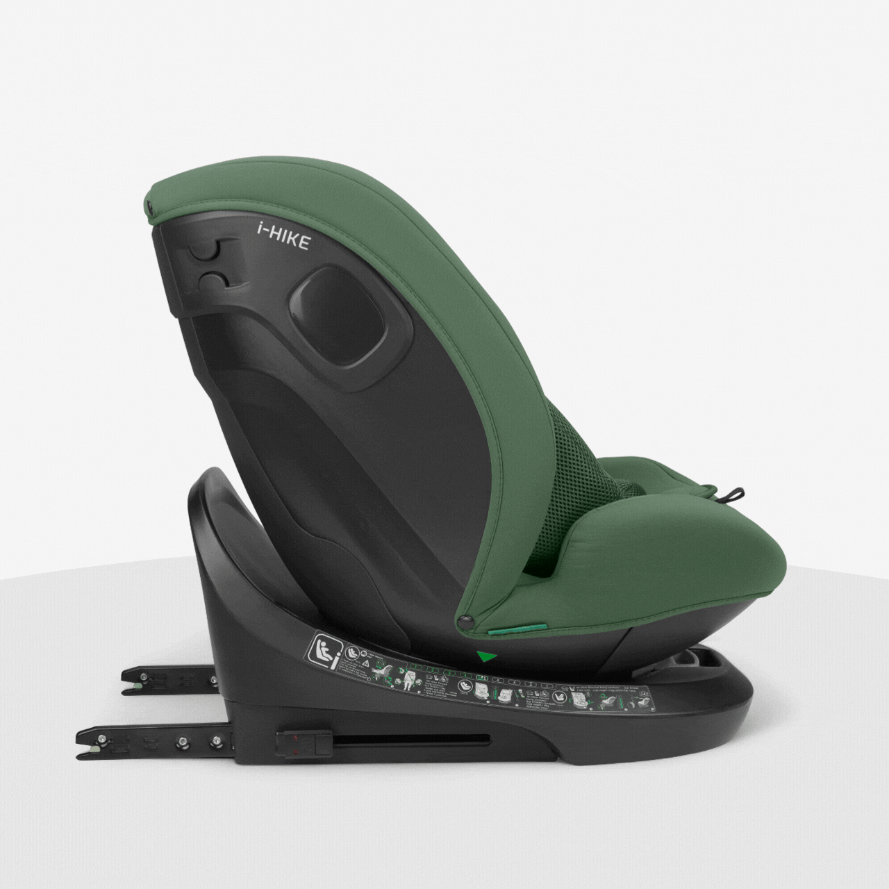 KikkaBoo® Otroški avtosedež 360° i-Hike i-SIZE (40-150 cm) Army Green 2025 KikkaBoo