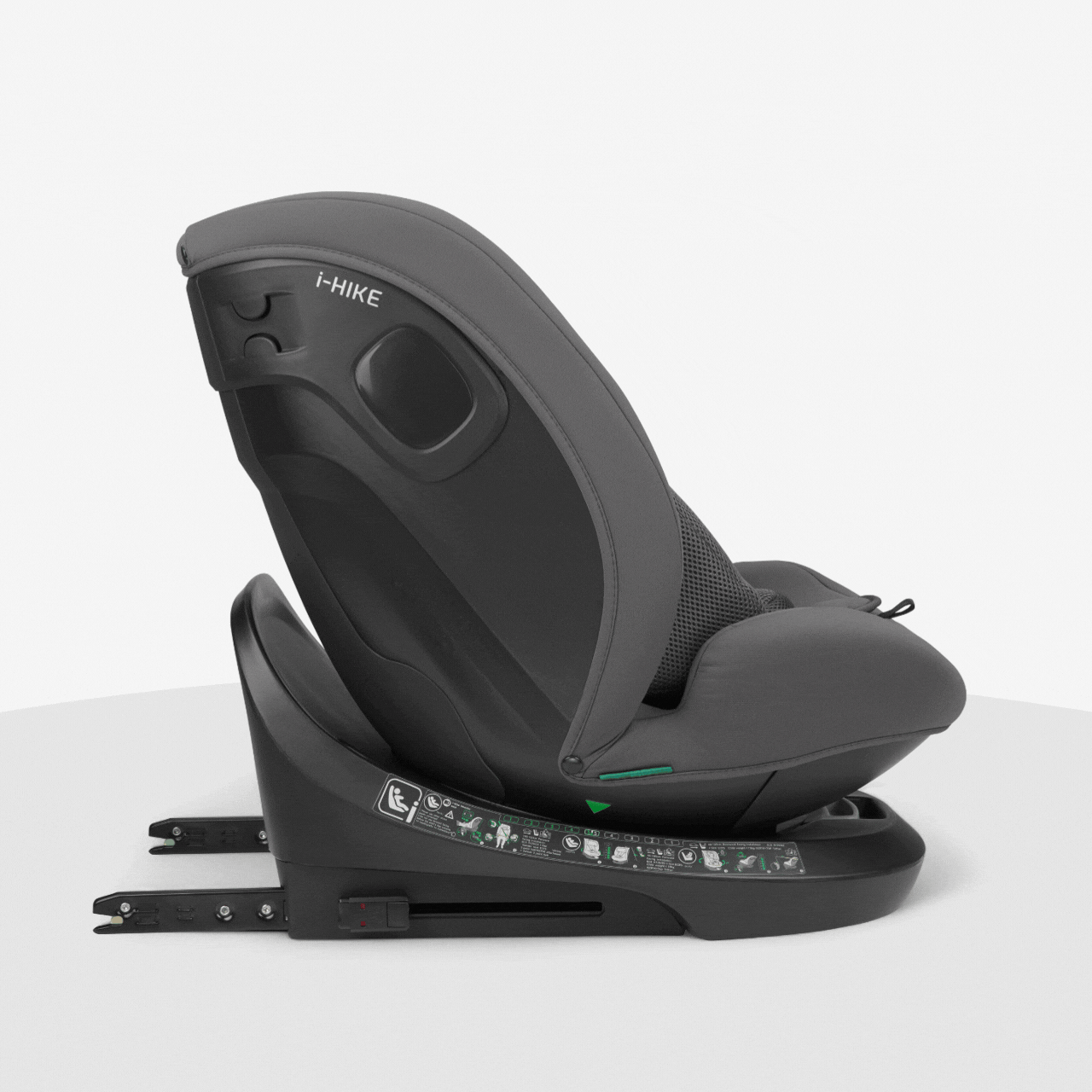 KikkaBoo® Otroški avtosedež 360° i-Hike i-SIZE (40-150 cm) Dark Grey 2025 KikkaBoo