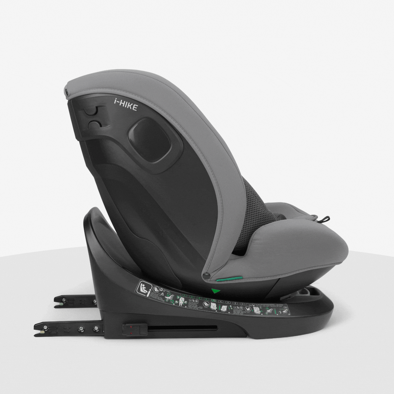 KikkaBoo® Otroški avtosedež 360° i-Hike i-SIZE (40-150 cm) Light Grey 2025 KikkaBoo