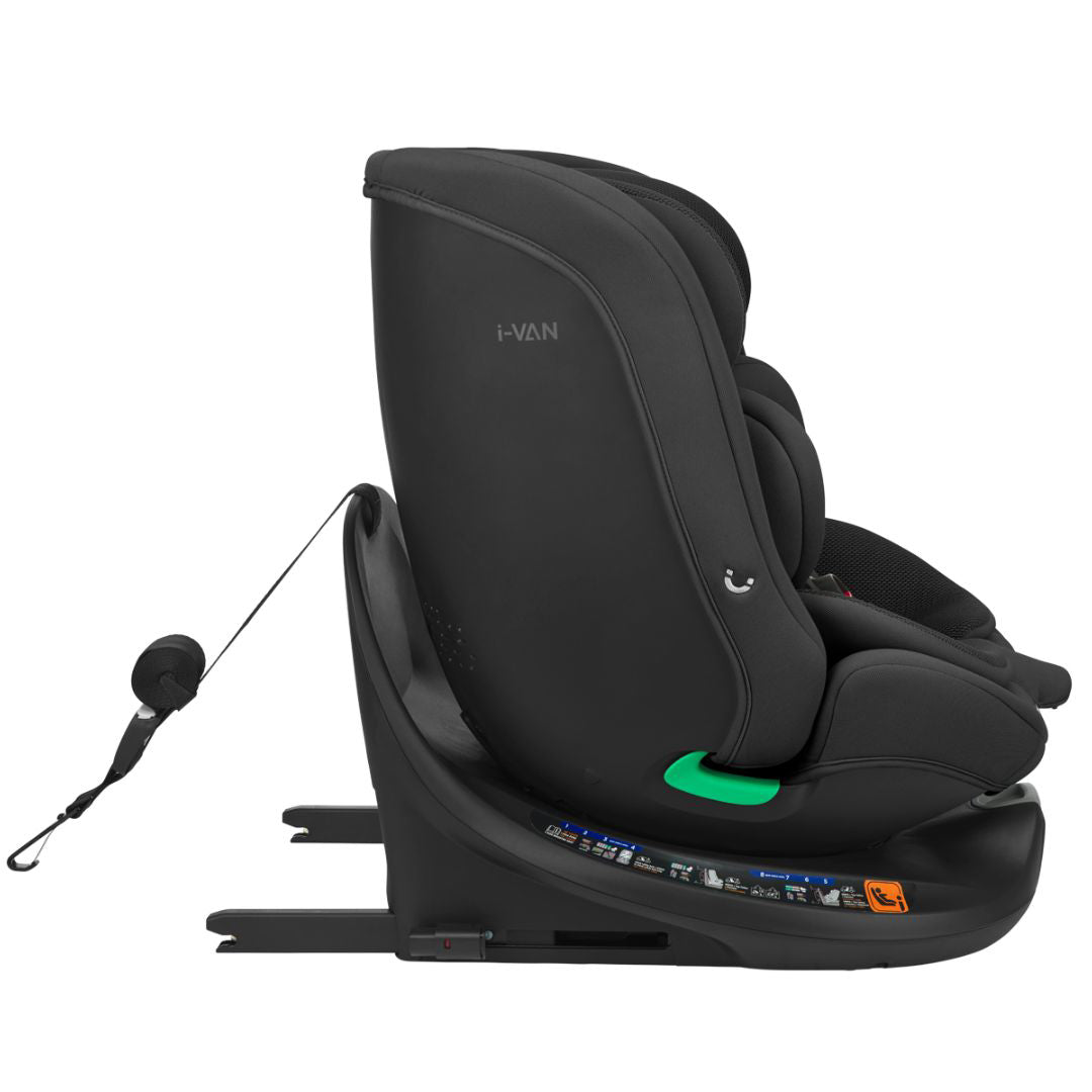 KikkaBoo® Otroški avtosedež 360°i-Van i-SIZE (40-150 cm) Black KikkaBoo