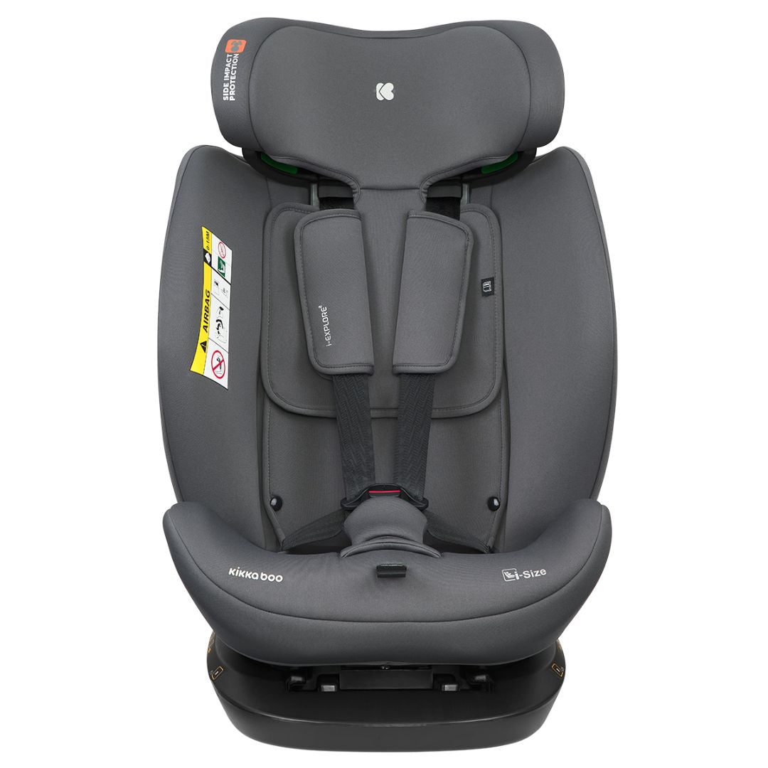 KikkaBoo® Otroški avtosedež 360° i-Explore 2 i-SIZE (40-150 cm) Grey KikkaBoo