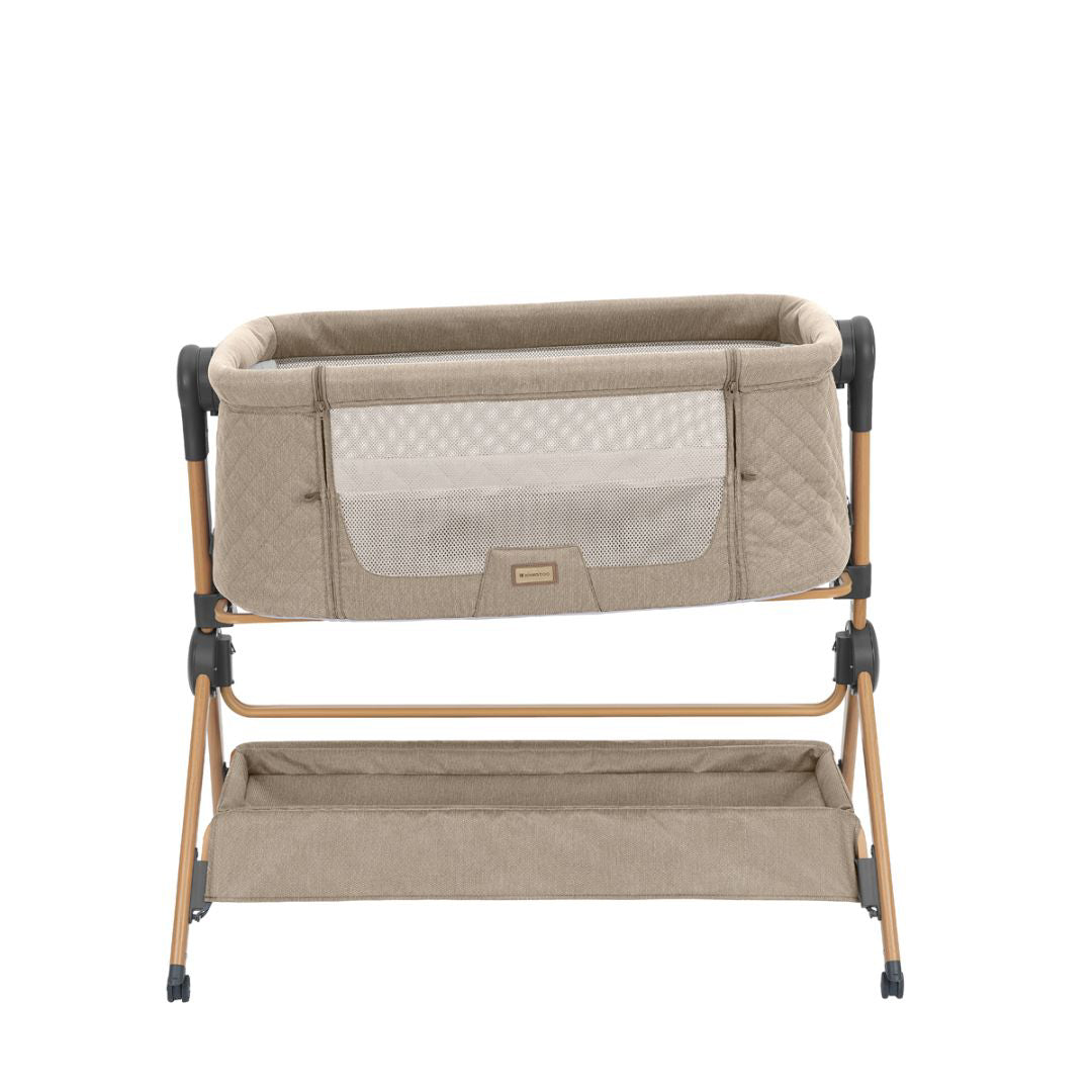 KikkaBoo® Obposteljna posteljica in stolček za hranjenje 2v1 Sleat Me Beige KikkaBoo