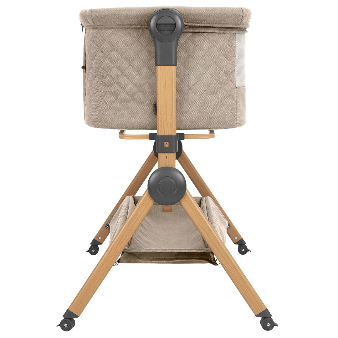 KikkaBoo® Obposteljna posteljica in stolček za hranjenje 2v1 Sleat Me Beige KikkaBoo