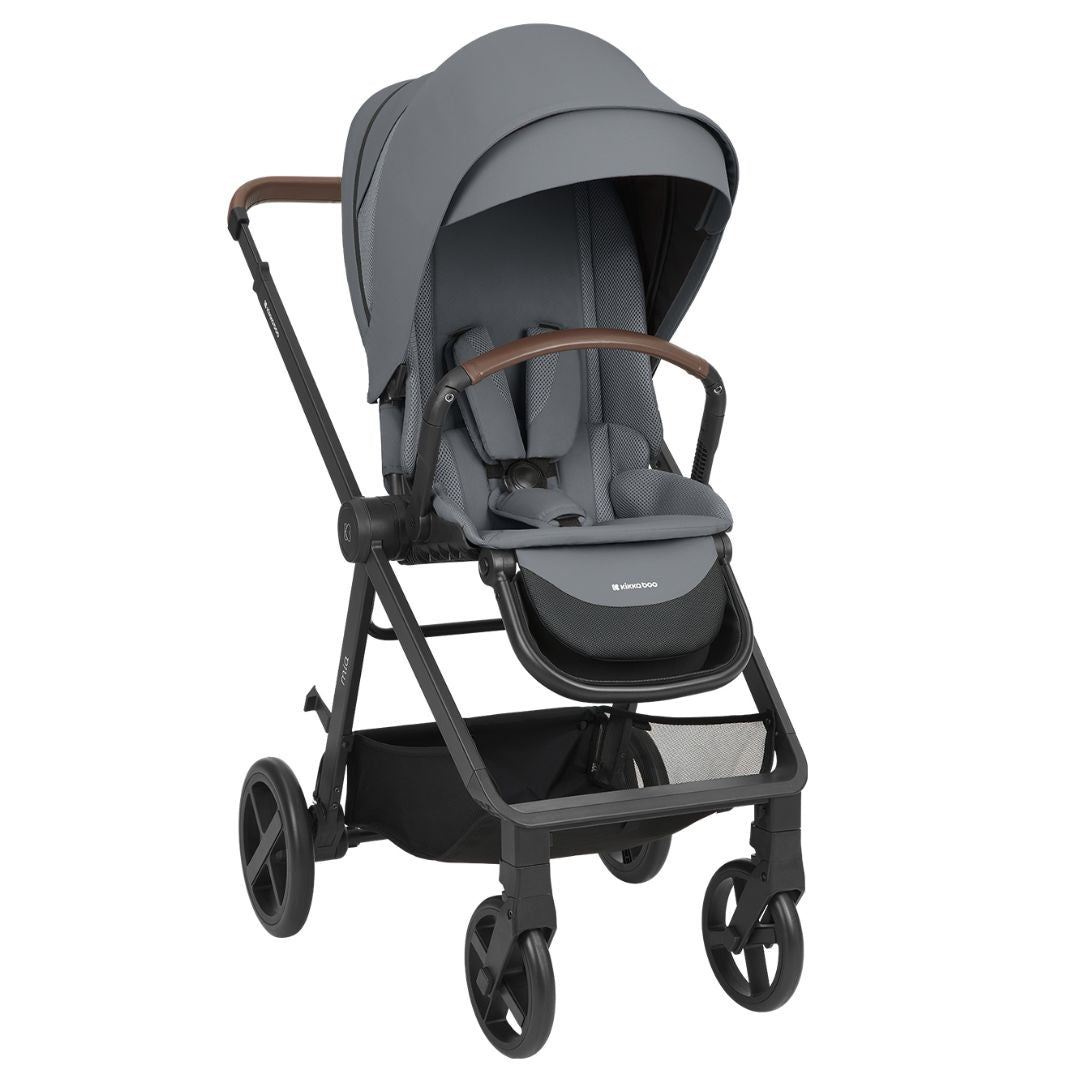 KikkaBoo® Otroški voziček s košaro 3v1 Mia Grey KikkaBoo