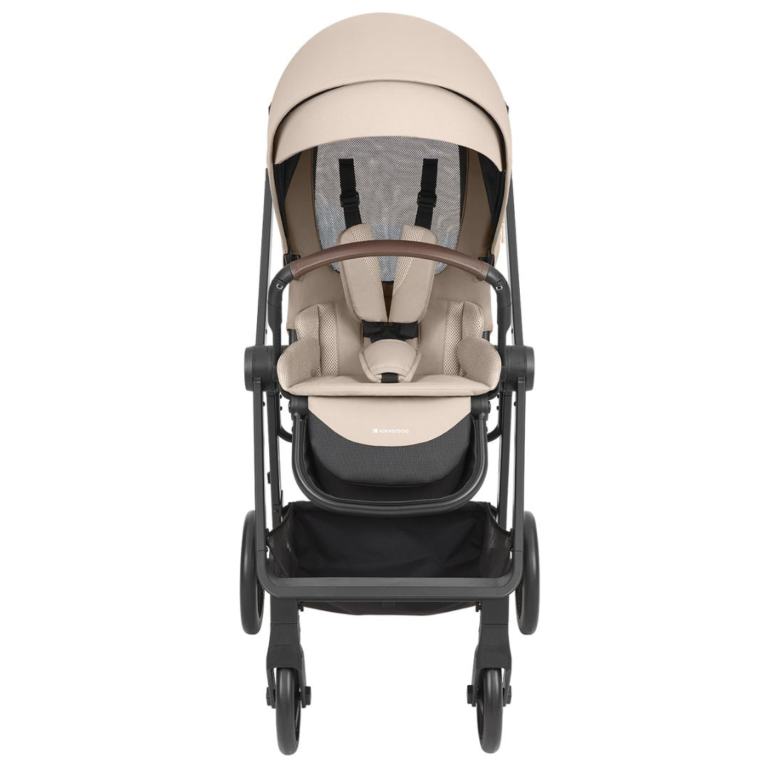 KikkaBoo® Otroški voziček s košaro 3v1 Mia Beige KikkaBoo