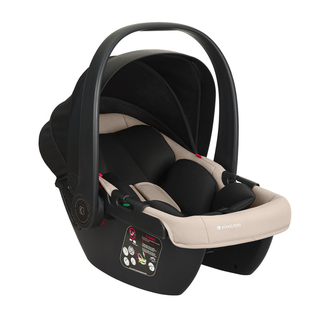 KikkaBoo® Otroški voziček s košaro 3v1 Mia Beige KikkaBoo