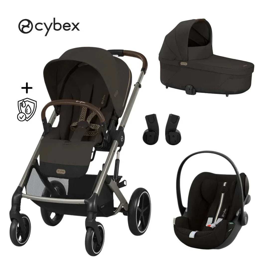 promo code cybex Cybex 3in1 Stroller Balios S Lux + Carry Cot + Cloud G Car Chocolate Brown (+ Rain cover)