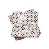 Done by Deer® Set 2 mussole Happy Dots Powder 70x70