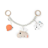 Done by Deer® Pram toy Happy clouds Sand