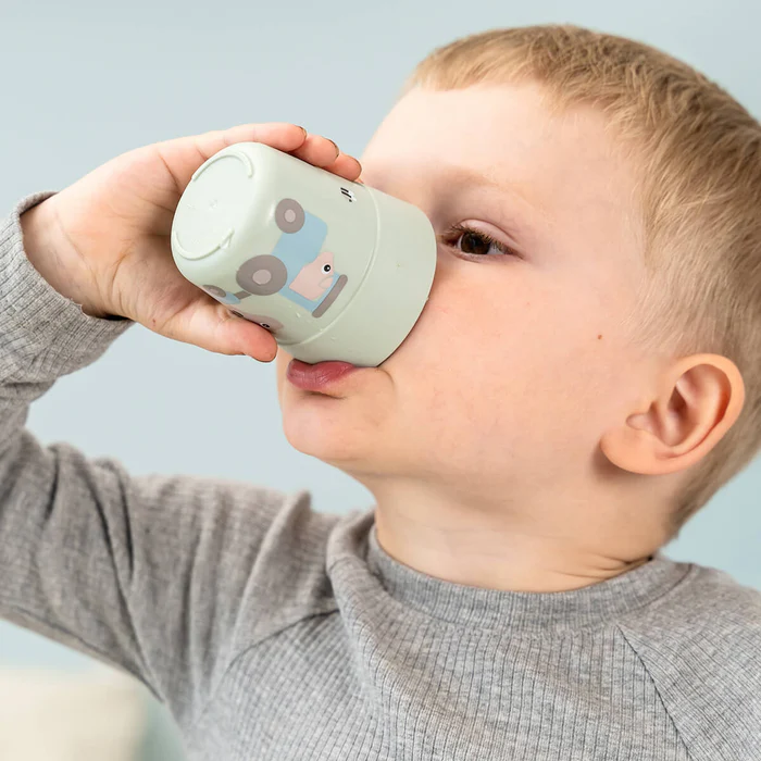 Done by Deer® Prvi jedilni set Foodie Tiny farm Green Done by Deer